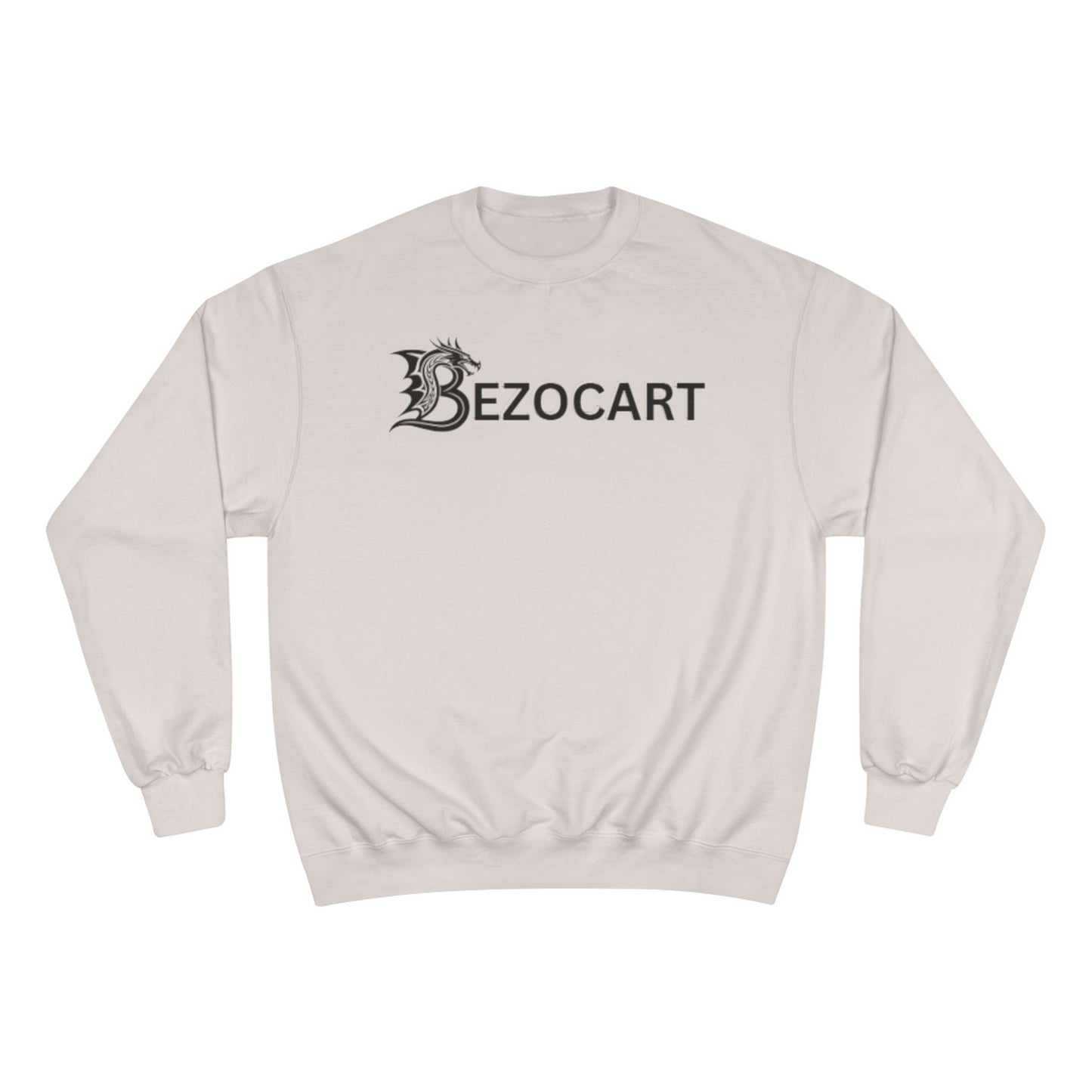 Bezocart Sweatshirt — White Champion Crewneck