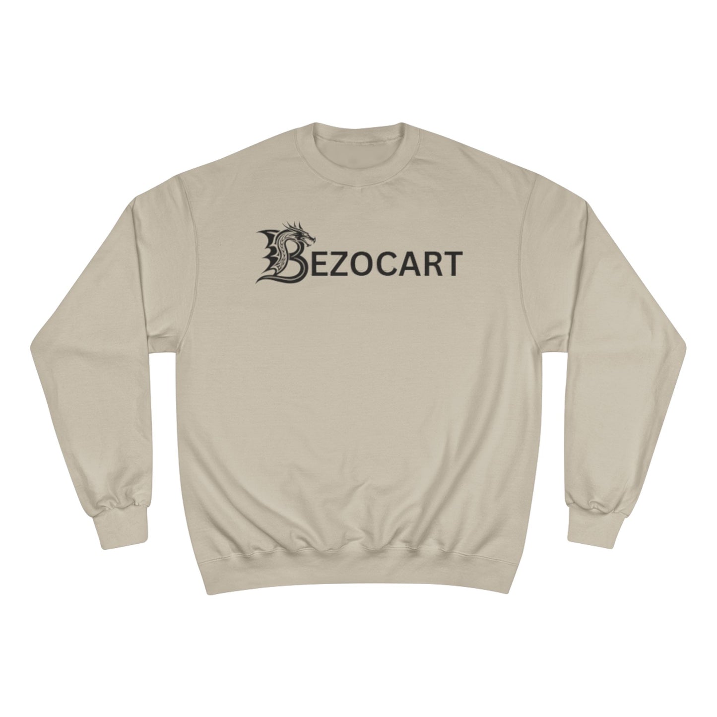 Bezocart Sweatshirt — White Champion Crewneck