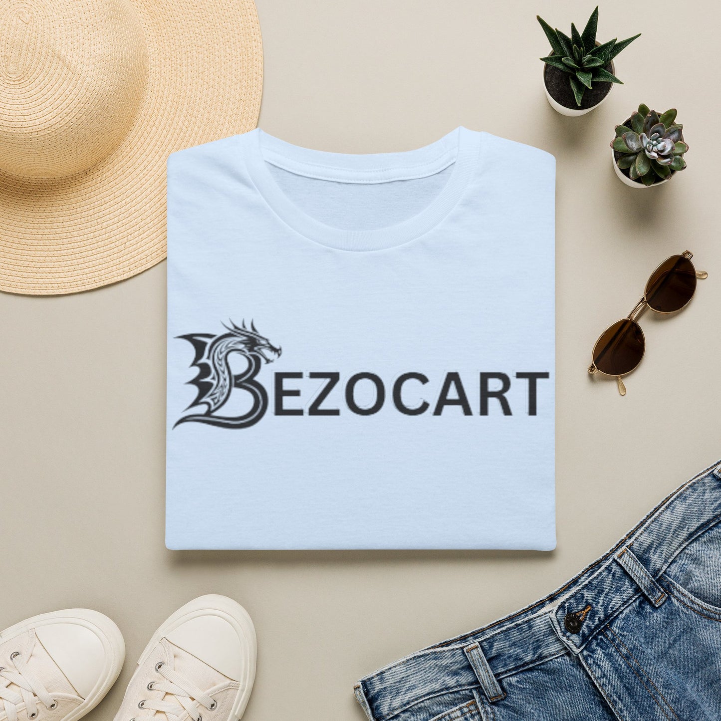 Bezocart T-Shirt — Dragon Emblem Graphic Tee
