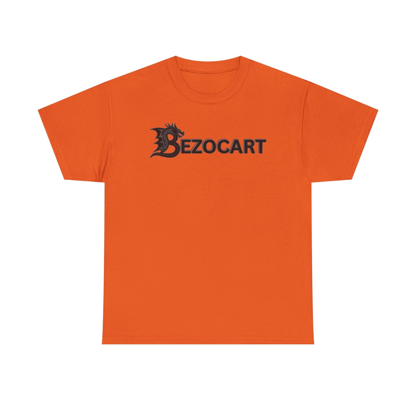 Bezocart Tee — Minimalist White Graphic T-Shirt
