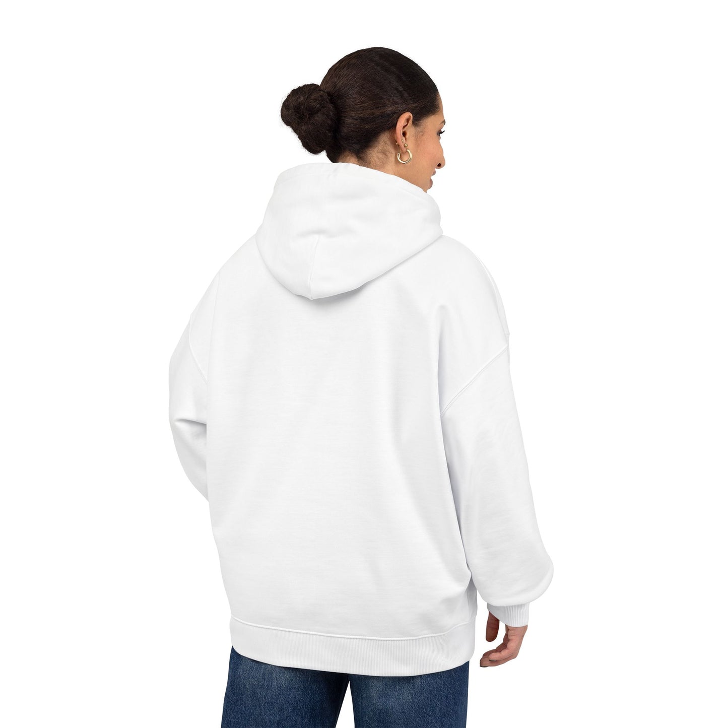 BezoCart Hoodie — Organic Relaxed White Pullover