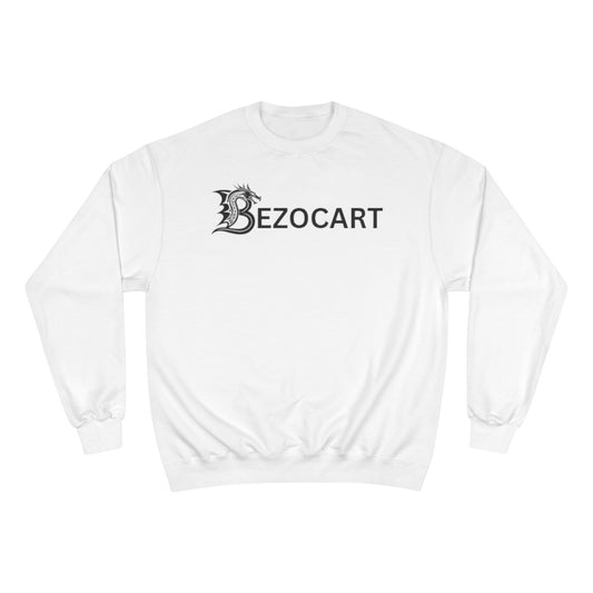 Bezocart Sweatshirt — White Champion Crewneck
