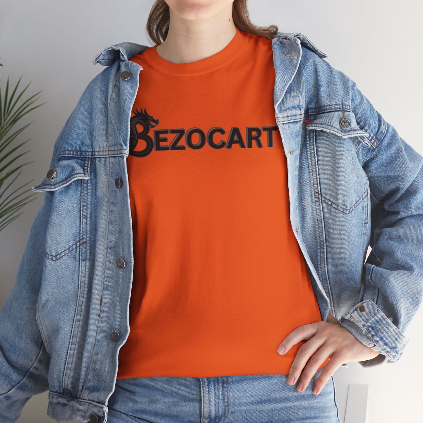Bezocart Tee — Minimalist White Graphic T-Shirt