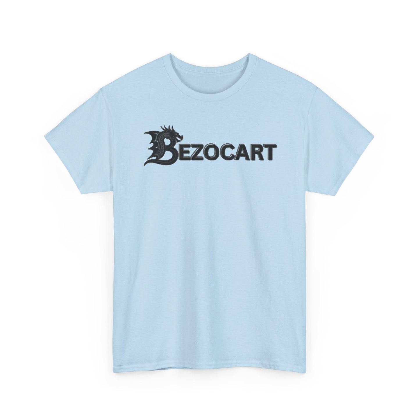 Bezocart Tee — Minimalist White Graphic T-Shirt