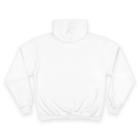 Bezocart Hoodie — Minimal White Champion-Style Pullover