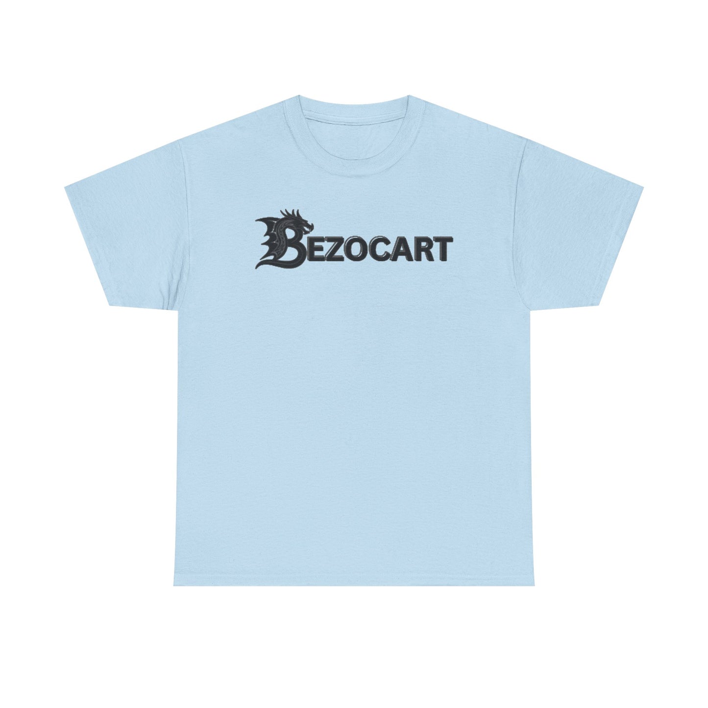 Bezocart Tee — Minimalist White Graphic T-Shirt