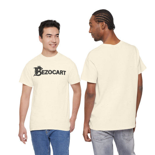 Bezocart Tee — Minimalist White Graphic T-Shirt